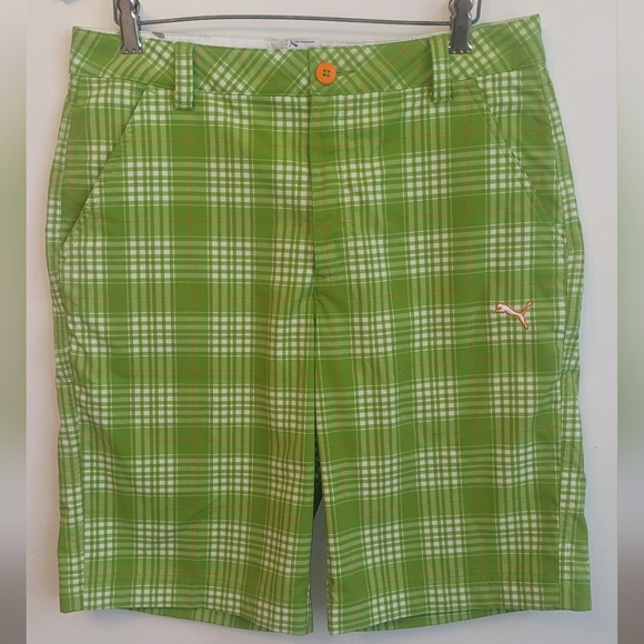 Puma Dry Cell Golf Shorts Lime Green - Picture 1 of 4